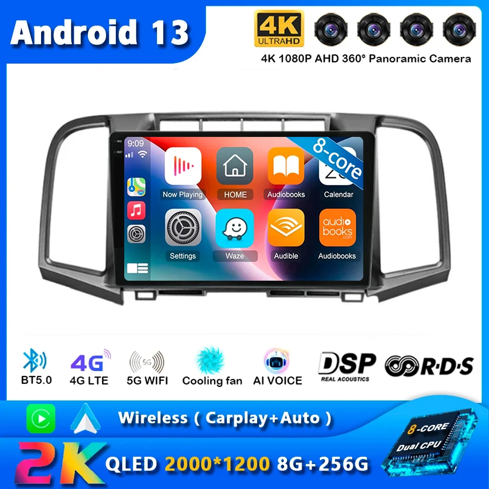 

Android 13 4G Car For Toyota Venza 2008-2016 Autoradio Stereo Head Unit GPS DVD NO 2DIN Carplay Navigation Multimedia Car Player
