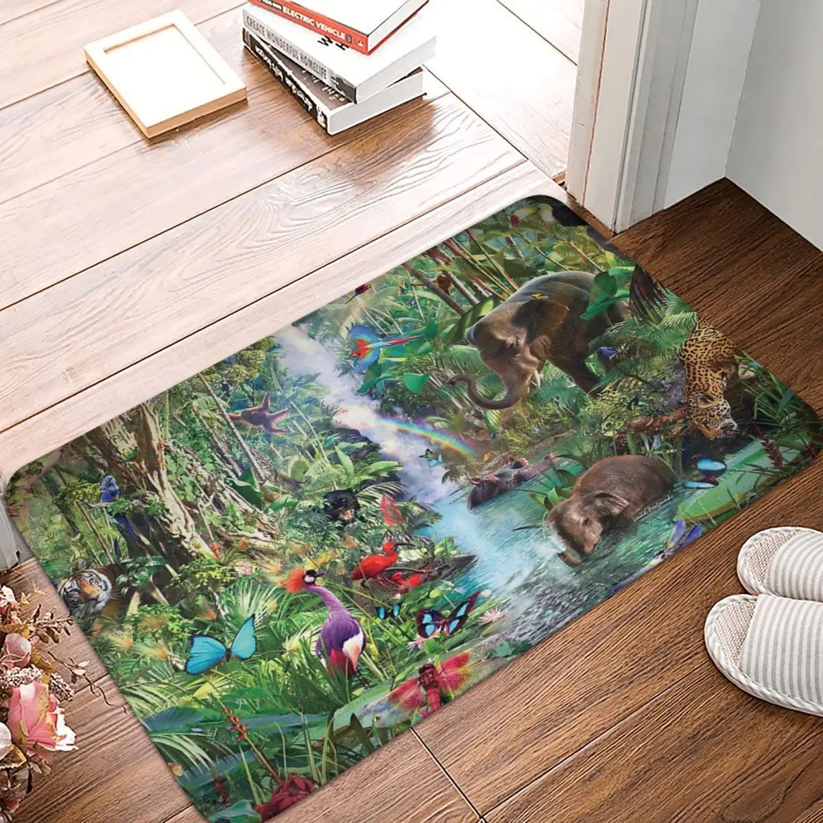 Jungle Book Tappeto Tappeto Parquet Tappetino Ovale