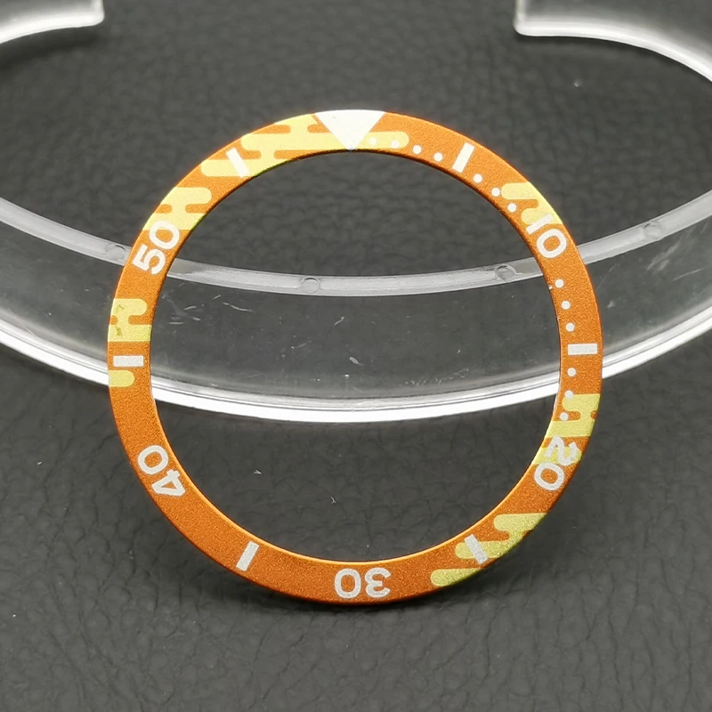 Watch Bezel Insert Ring Watch Bezel 38mmx31.5mm Aluminum Fits Seiko SKX007 SKX009 SRPD