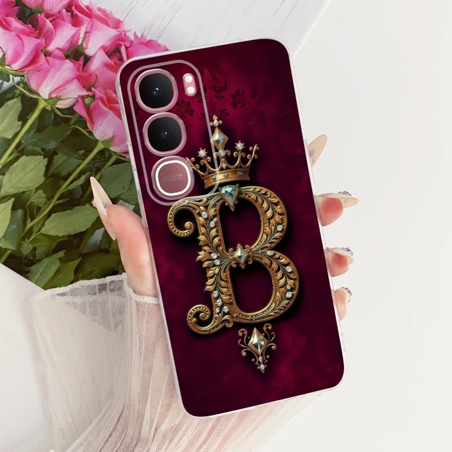 Stylish Crown Letters Soft Silicone Phone Case Cover