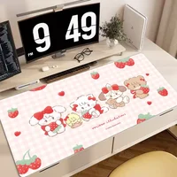 Mikko Illustrations Cute Mousepad Pad Rubber Table Mat Extended Gaming Lock Edge Keyboard Mat 1