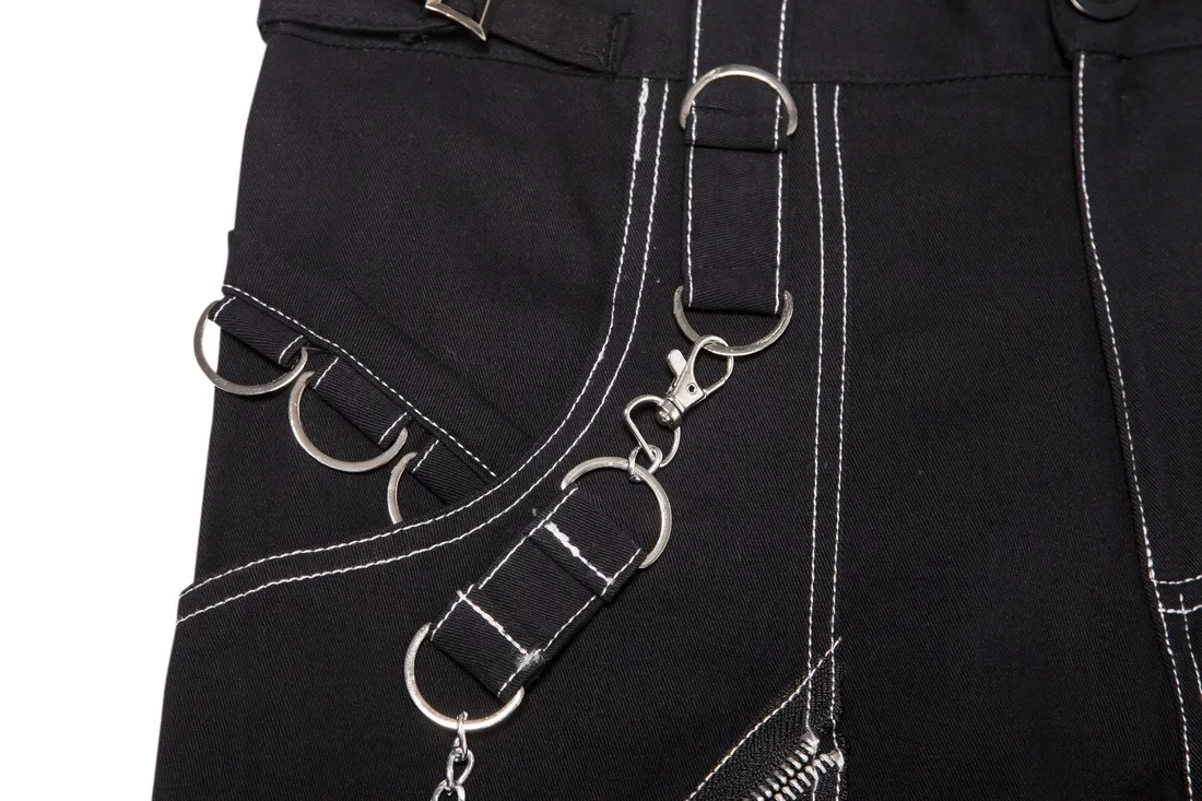 Fashion Pants Men Gothic Pants Punk Rock Bondage Pants Foreign Trade Personality Casual Trousers