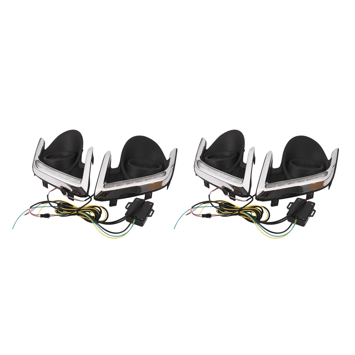

4x LED DRL Daylight Daytime Running Lights Front Fog Light Lamp for Mitsubishi Attrage Mirage G4 2012-2015