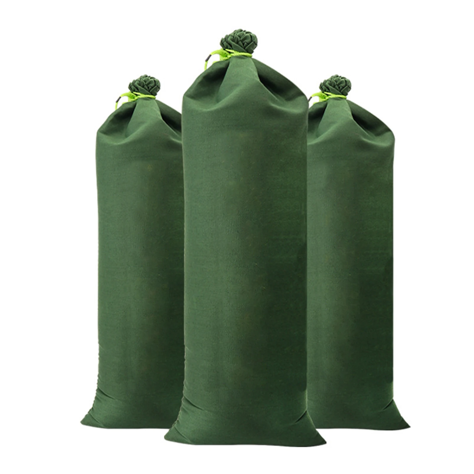 

Green Flood Water Barrier Sandbag Thickened Rainy Season Canvas Bag Waterproof Treatment Flood Protection Outdoor Garden Supply