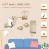 Wall Mounted Cat Shelf Set - Stylish and Functional Cat Furniture 4
