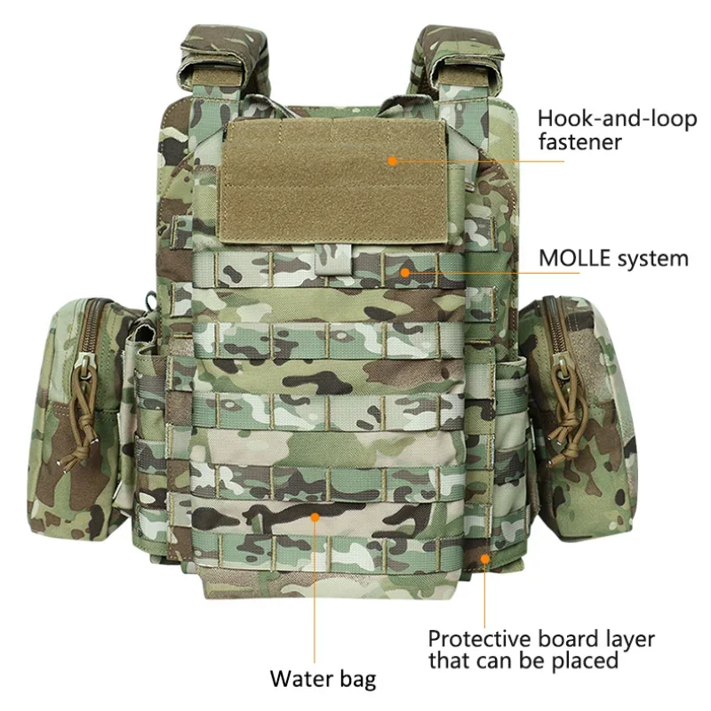 Tactical Vest ARTEX Tactical Vest Triple Magazine Pouch 1000D Nylon Fabric Quick Release 6094K Hunting Airsoft Combat Accessories