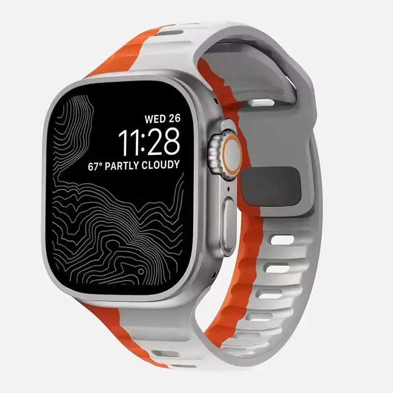Elegant Silicone Watch Strap - Premium Accessory