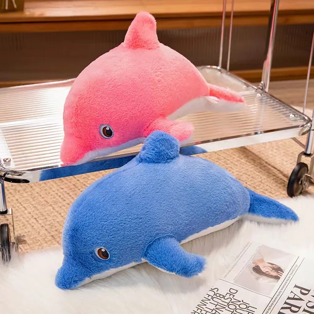 Fish Pillow Dolphin Pillow Pet Pink Dolphin Stuffed Animal Giant