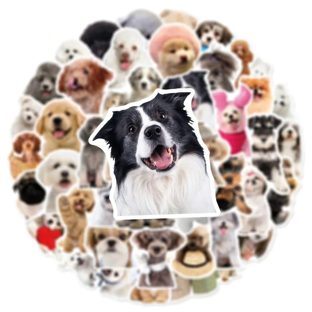 10/25/50pcs Graffiti Cute Dog Meme Stickers 5