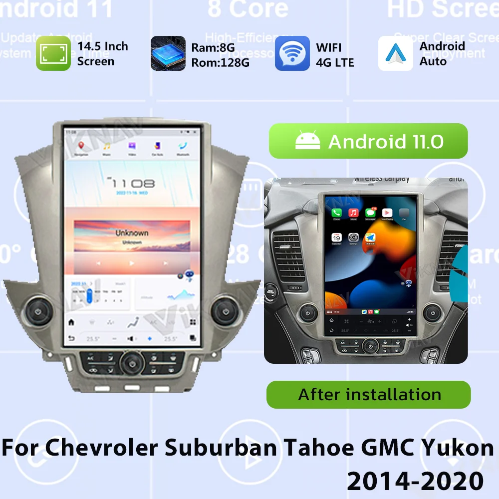 

Автомагнитола для chevrolet, 2014-2020, 8 ядер, Android 11,0, 8 + 128 ГБ