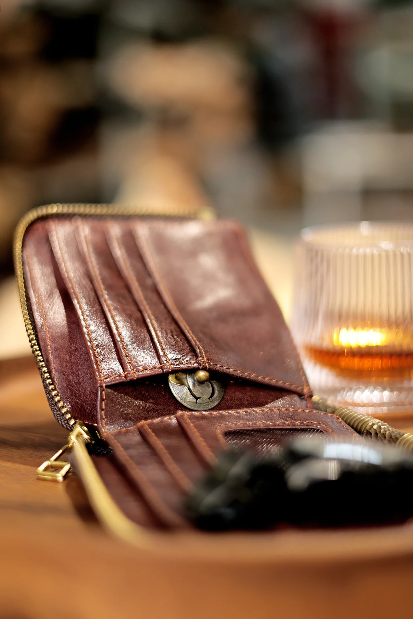 PNDME mode hochwertige pflanzlich gegerbte rindsleder männer kurze brieftasche vintage echtes leder ID kreditkarte halter geldbörse – Detail 21