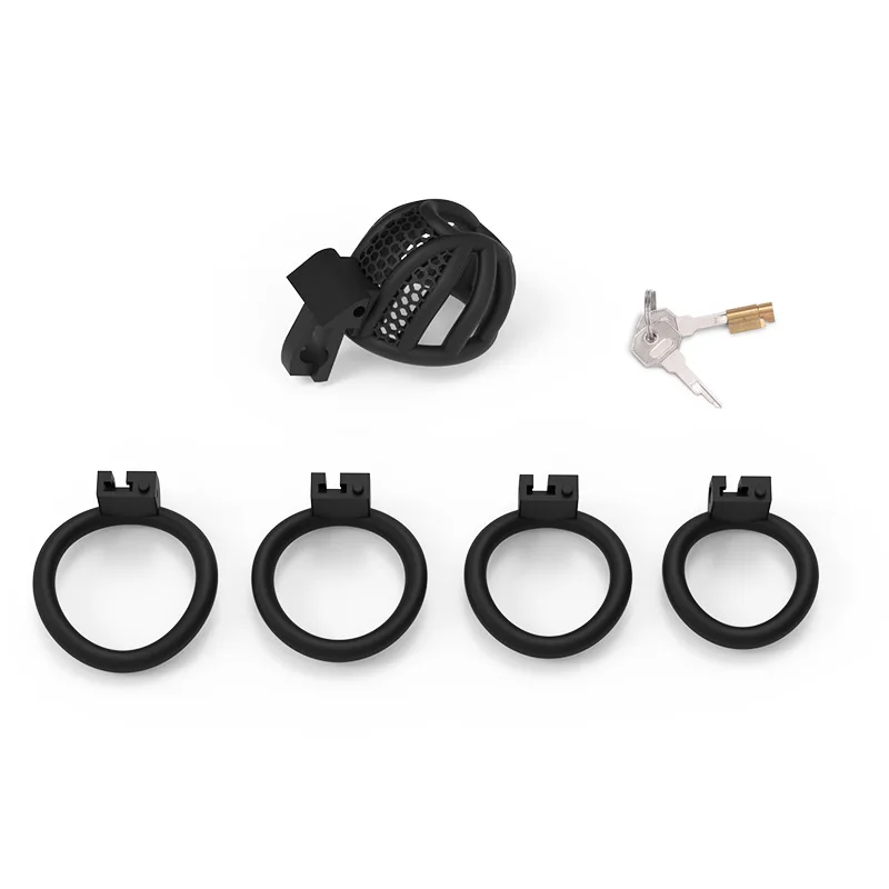 Super Mini Sex Beehive Chastity Cage Device 콕링 Cock Cage With 4 Size Penis Rings Penis Cage Chastity Belt 정조대 Gode Sex Toys 18+ penis chastity cage chastity lock sex toy chastity cage accessory penis cock ring male female sex toy