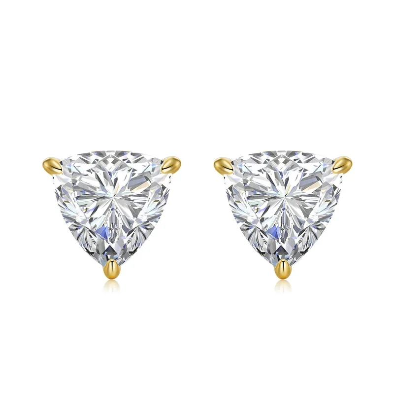 Inf.Story Arete De Tuerca De Moissanita, 0,6 Quilates De Color D, Diamante Cultivado En Laboratorio, Plata De Ley 925 Chapada En Oro Blanco De 18 Quilates, Aretes De Moissanita Para Mujeres Y
