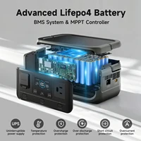 ALLPOWERS VOLIX P300, centrale électrique portable de 256 Wh, batterie LiFePO4 de 300 W, contrôle via application Bluetooth, fonction UPS, générateur solaire pour le camping, les activités de plein air et les situations d’urgence. 4