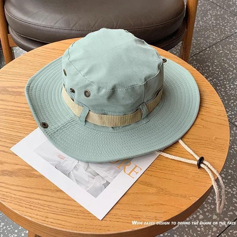 Sun Hats Men Outdoor Fishing Cap Wide Brim Anti-UV Protection Women Bucket Hat Summer Hiking Fisherman Caps sun hats