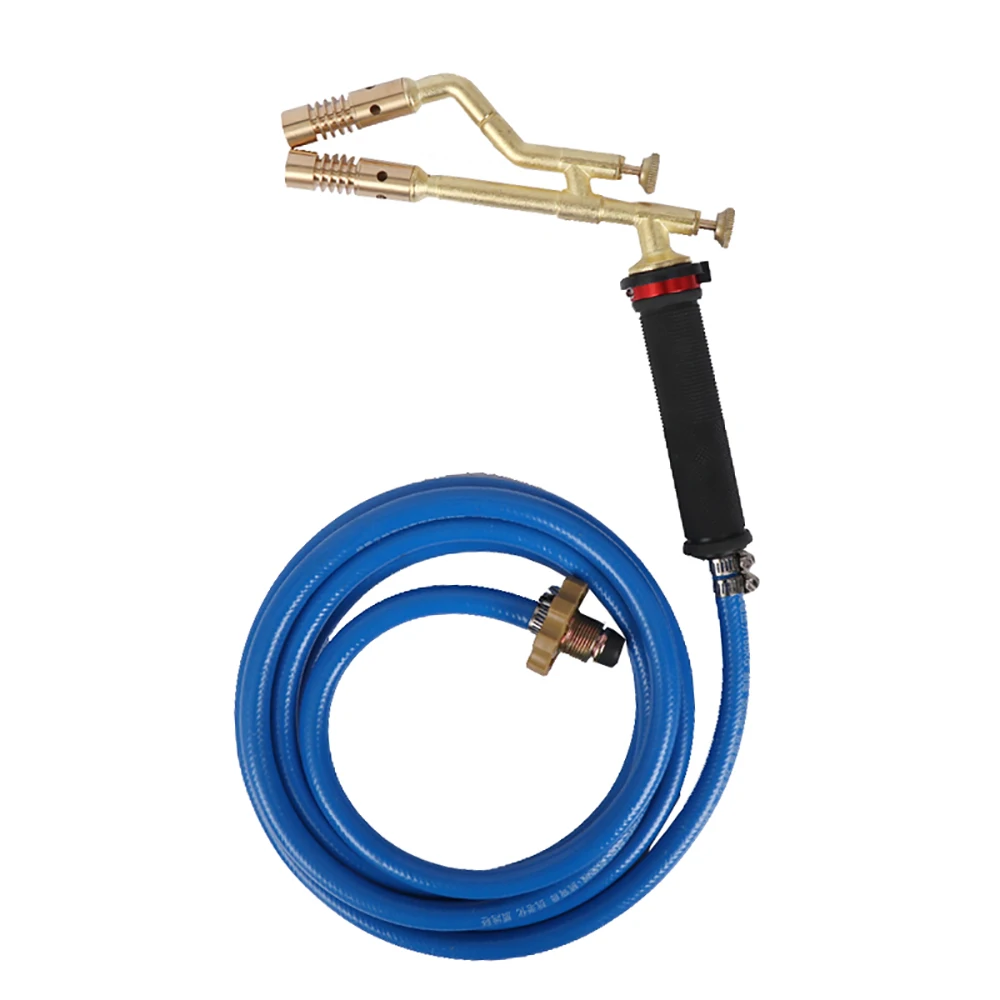 DoubleHeadHighTemperatureLPGWeldingTorchAirConditionerCopper