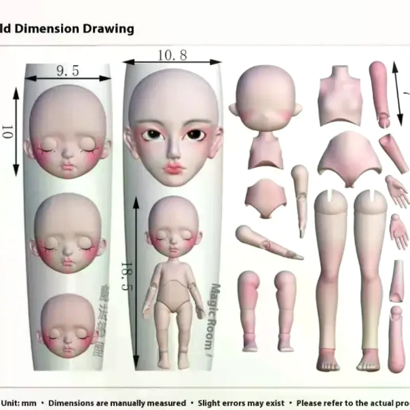 1 Set Facial Doll 3D Silicone Mold Nail Art Decoration DIY Design Nails Mold Wearing Armor Accessories