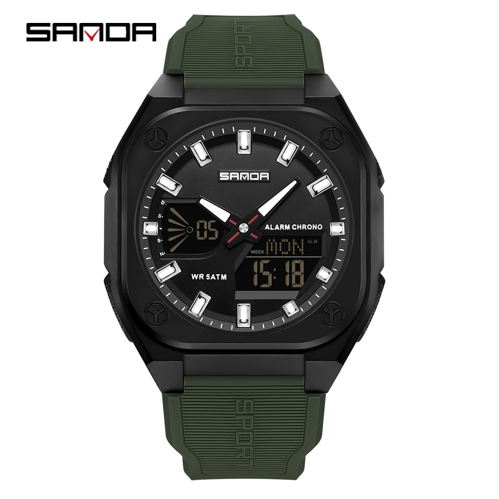 black green