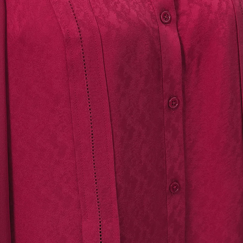 Рисунок 4 - Шелковая жаккардовая рубашка-поло с темным принтом