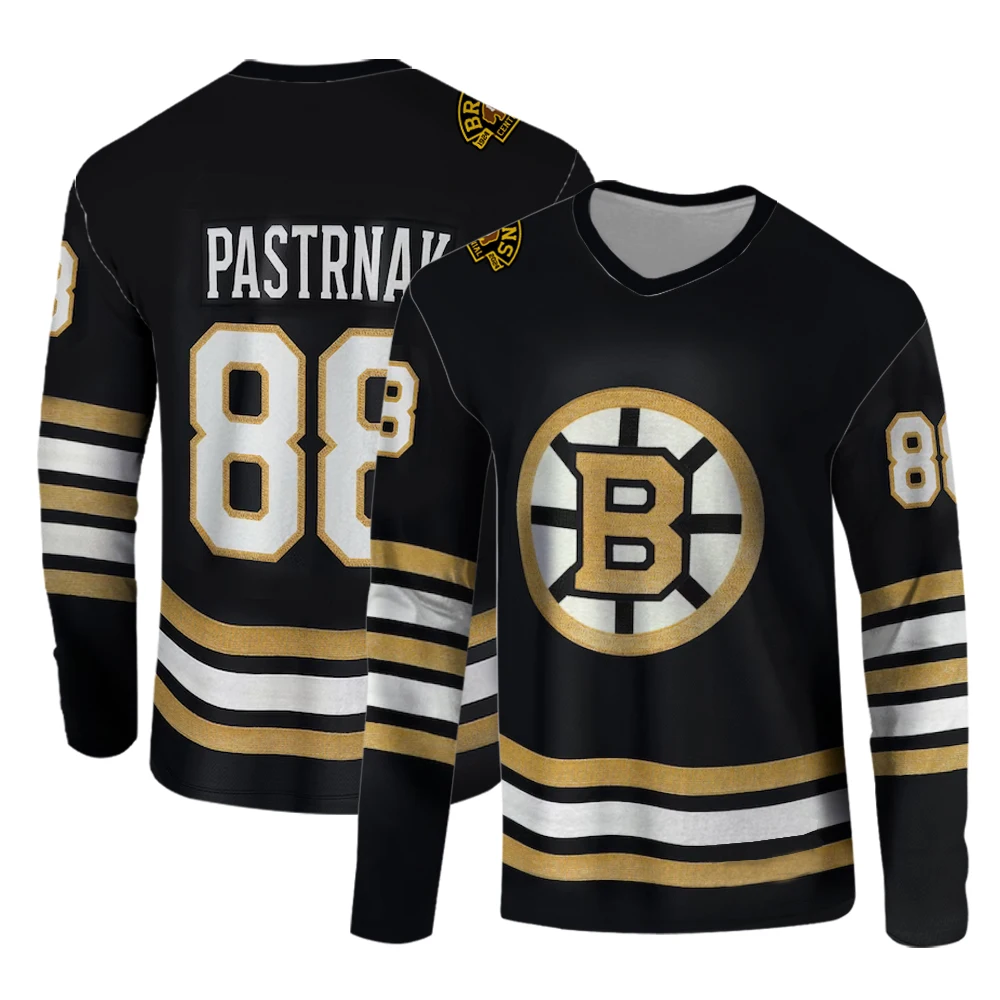 

Bruins Jersey Dark Night 3D Print Men's Quick Drying Breathable T-Shirt Curling Tennis T-Shirt Pro Sports Men's V-Neck Jersey