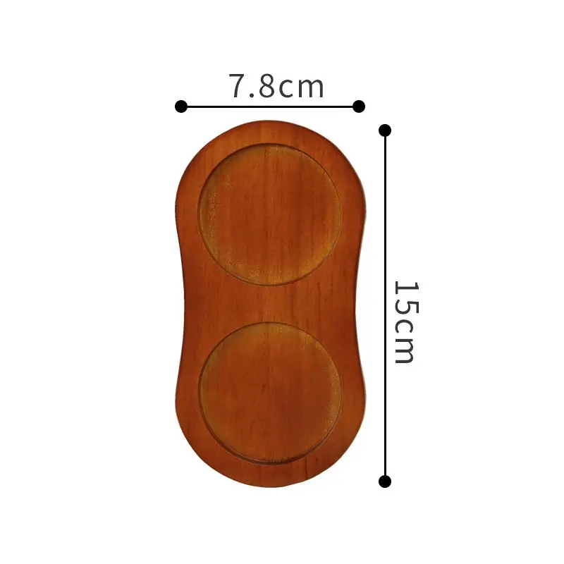 Acacia Wood Salt Pepper Mill Tray Salt Sea Spice Shaker Base Tray Tea Tray Kitchen Storage Holder Base Home Decoration Crafts salt pepper tray
