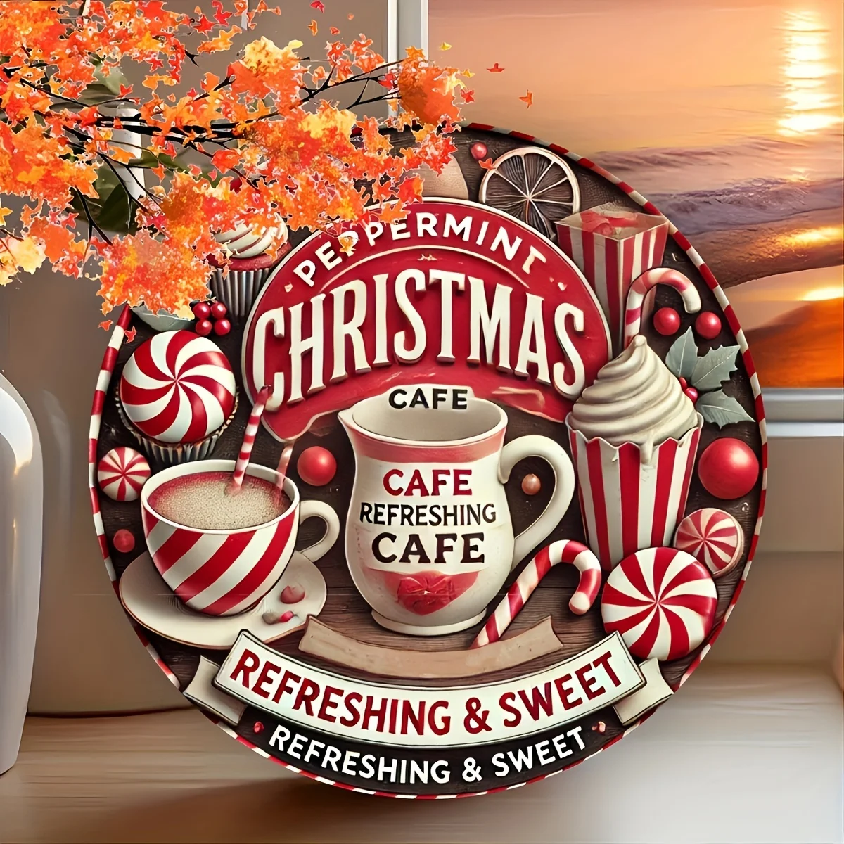 A wooden wall sign, suitable for homes, offices, coffee shops, bars, garages, and can be used for various purposes