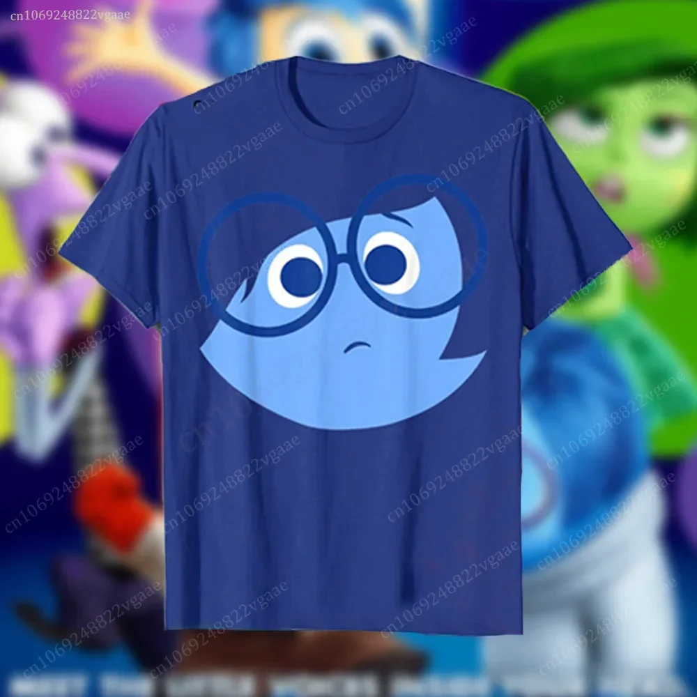 Summer Inside Out casual t shirt Kids 2 Boys Cartoon T-shirt Short Sleeve Top Tee Shirt Funny Clothes Girls Family Women