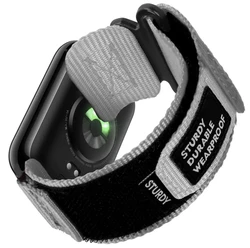 Nylon Loop Strap for Smartwatch - Sports Bracelet Wristband Replacement (GRAY)