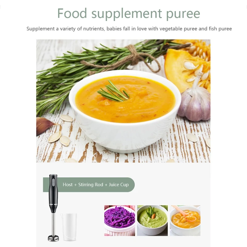 High Power 400W Immersion Hand Stick Blender Mixer for Milkshake Juice Baby Complementary Food Includes Smoothie New Dropship 3