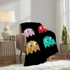 Game Cute Bean Blanket Plush Nap Sofa P-Pac-M-Man rug for Living Room Warm Office Bedroom Birthday Home Travel Kid Gifts 1