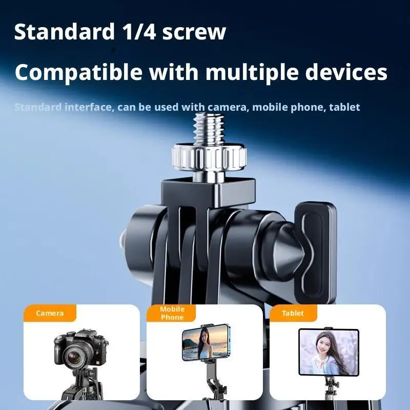 1.8m Tripod And Selfie Stick Wireless Remote & Extendable Phone Mount Compatible With IPhone/Android_voghion.com