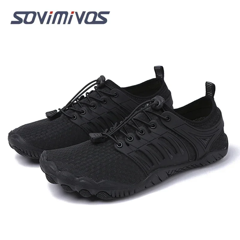 Men's Cross-Trainer Barefoot & Minimalist Shoe Wide Toe Box Women Upstream Swimming Shoes Beach Slippers escarpines playa