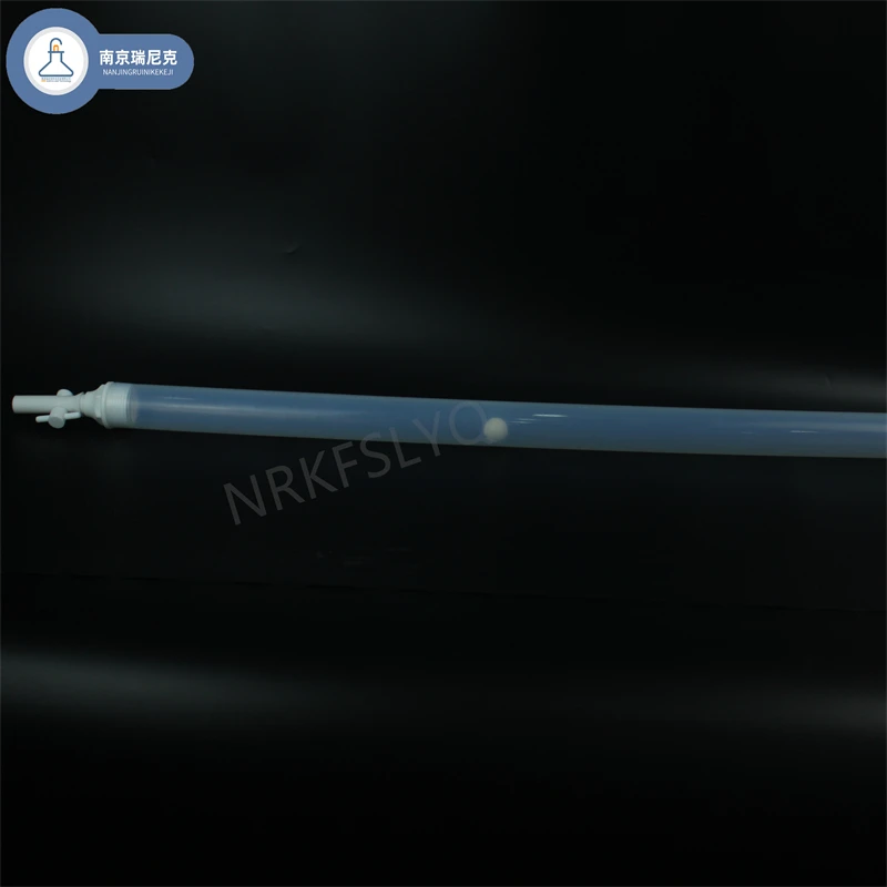 수질 샘플링을 위한 투명 가시 밴드 PTFE 체크 볼, FEP 베일러 튜브, 부식 방지 1000ml