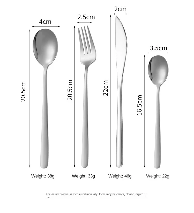 Golden Egg Cutlery Spoon Set 24Pcs 31 Undefined