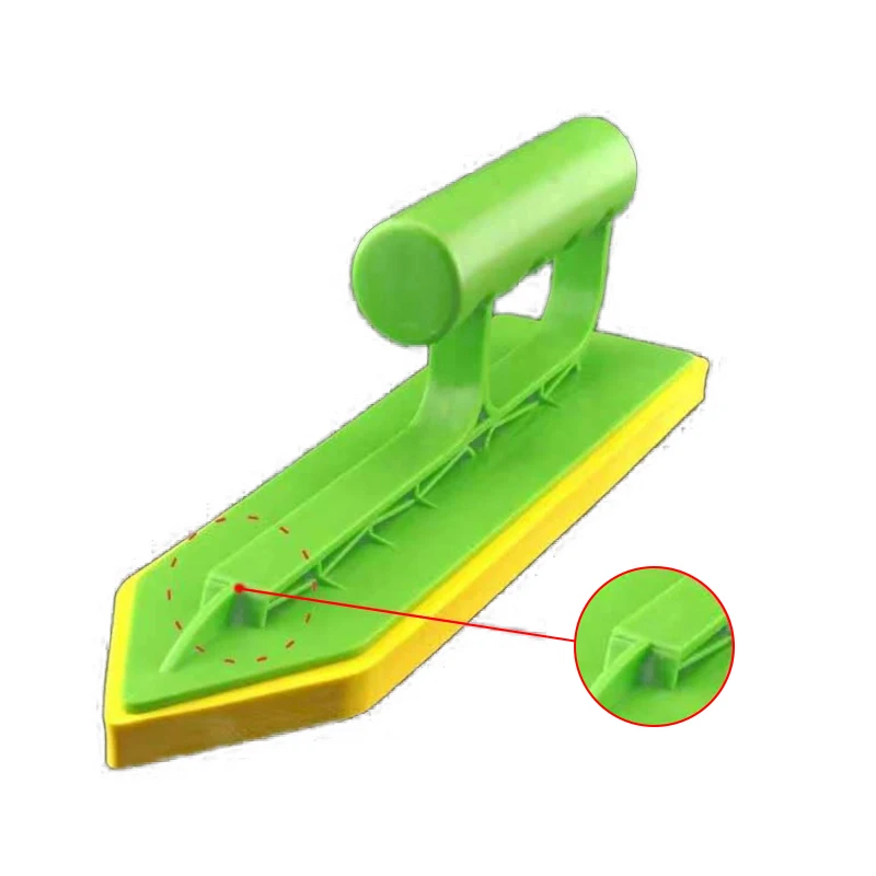 Caulking Tools Caulking Tool Set Silicone Caulking Tool Plastering Trowel Grout Trowel Concrete Trowel Tile Caulking Trowel Masonry Hand Builders Masons Sponge Trowel Wave Handle Plastering Bucket Length 22.9cm/9.02 Inches