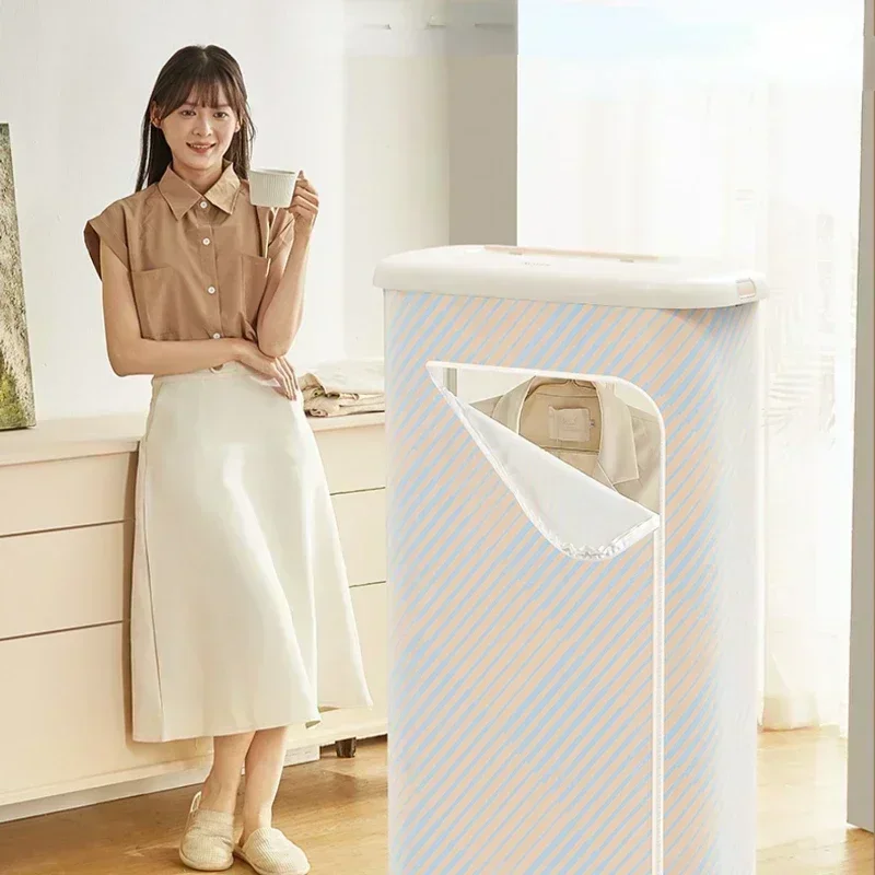 Midea clothes dryer foldable portable storage  dormitory variable frequency high power quick drying double sterilization dryer 2