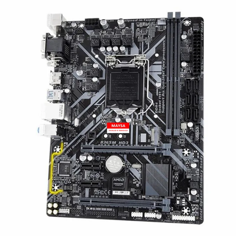 

Материнская плата для Gigabyte B365M HD3 32 Гб VGA M.2 SATA III LGA 1151 DDR4 Micro ATX B365 100% протестированная Полная работа