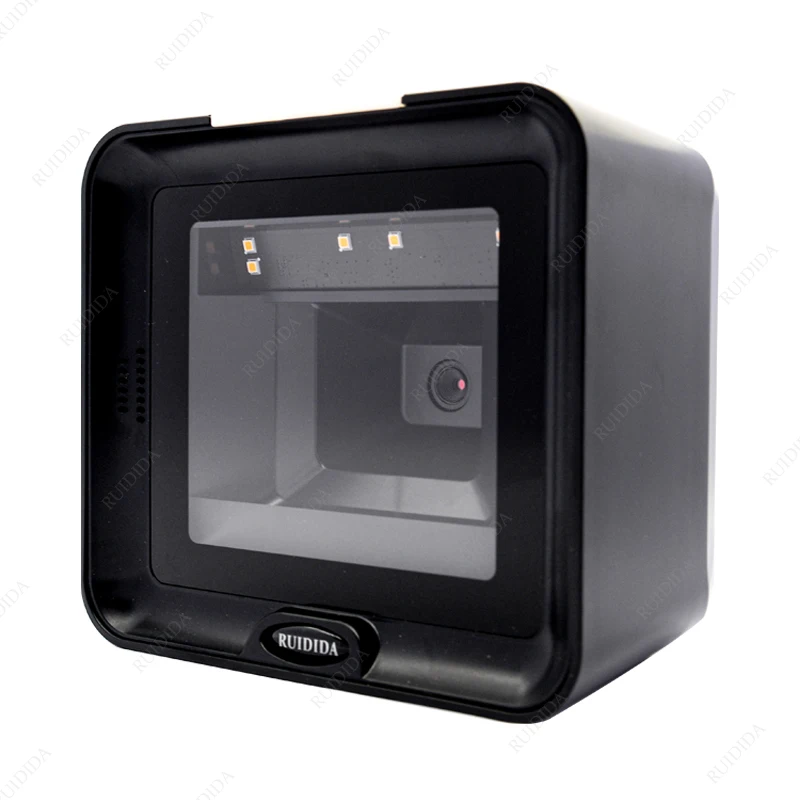 Barcode Scanner Platform 1D 2D Desktop Omnidirectional Hands-Free Wired USB QR Code PDF barras