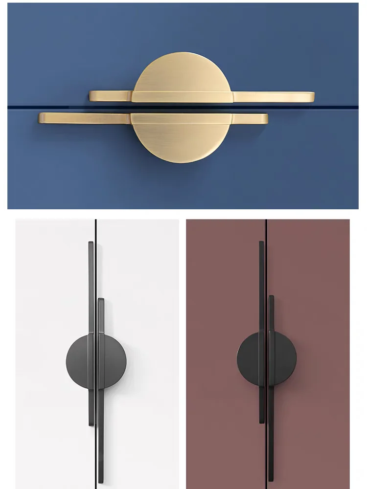 Mfys Nouveauté Longues Poignées Pour Quincaillerie De Meubles Moderne Simple Poignée D'Armoire Or Tiroir Tire Bouton Porte Cuisine