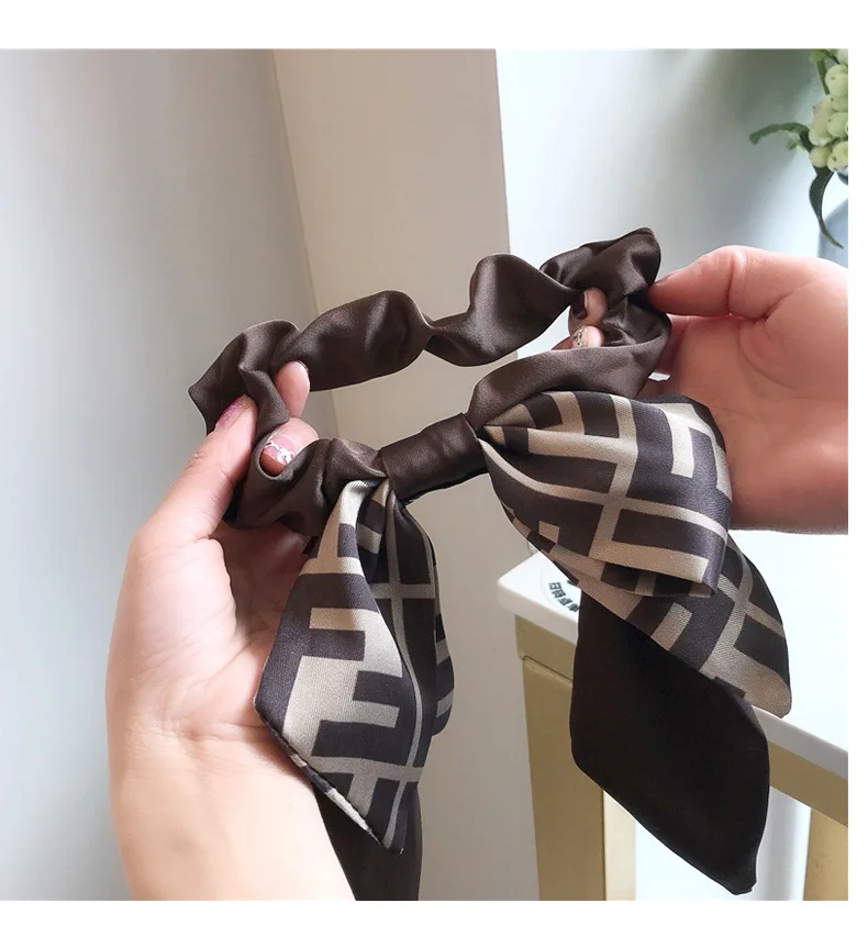 hair clips for women South Korea 2022 Spring New Bow Ladies Hair Tie Large Temperament Head Rope Elegant Streamer Boutique Head Accessories Wholesale Women's Hair Accessories