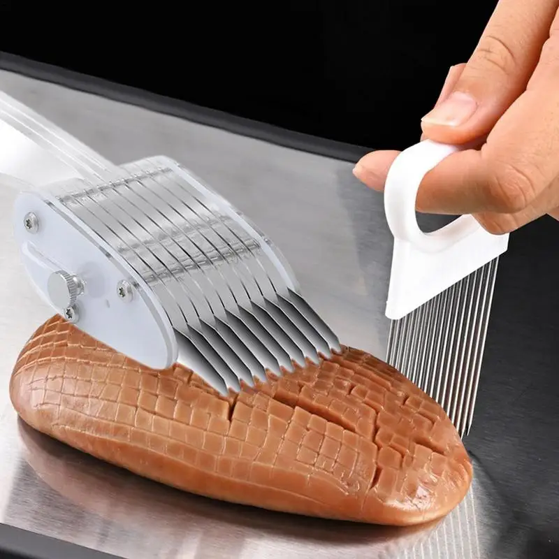 

Meat Tenderizer Meat Slicing Pounder Pork Fish Flower Knife Squid Cutting Knife Scallion Slicer Shredder Knife Kitchen Supplies