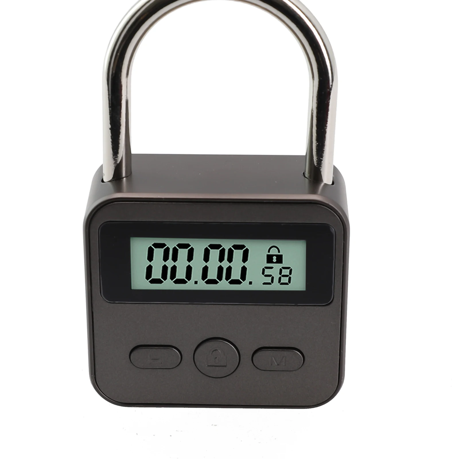 

Heavy Duty Metal Body Time Lock, Waterproof USB Rechargeable Padlock, LCD Display Timer for Safety and Convenience