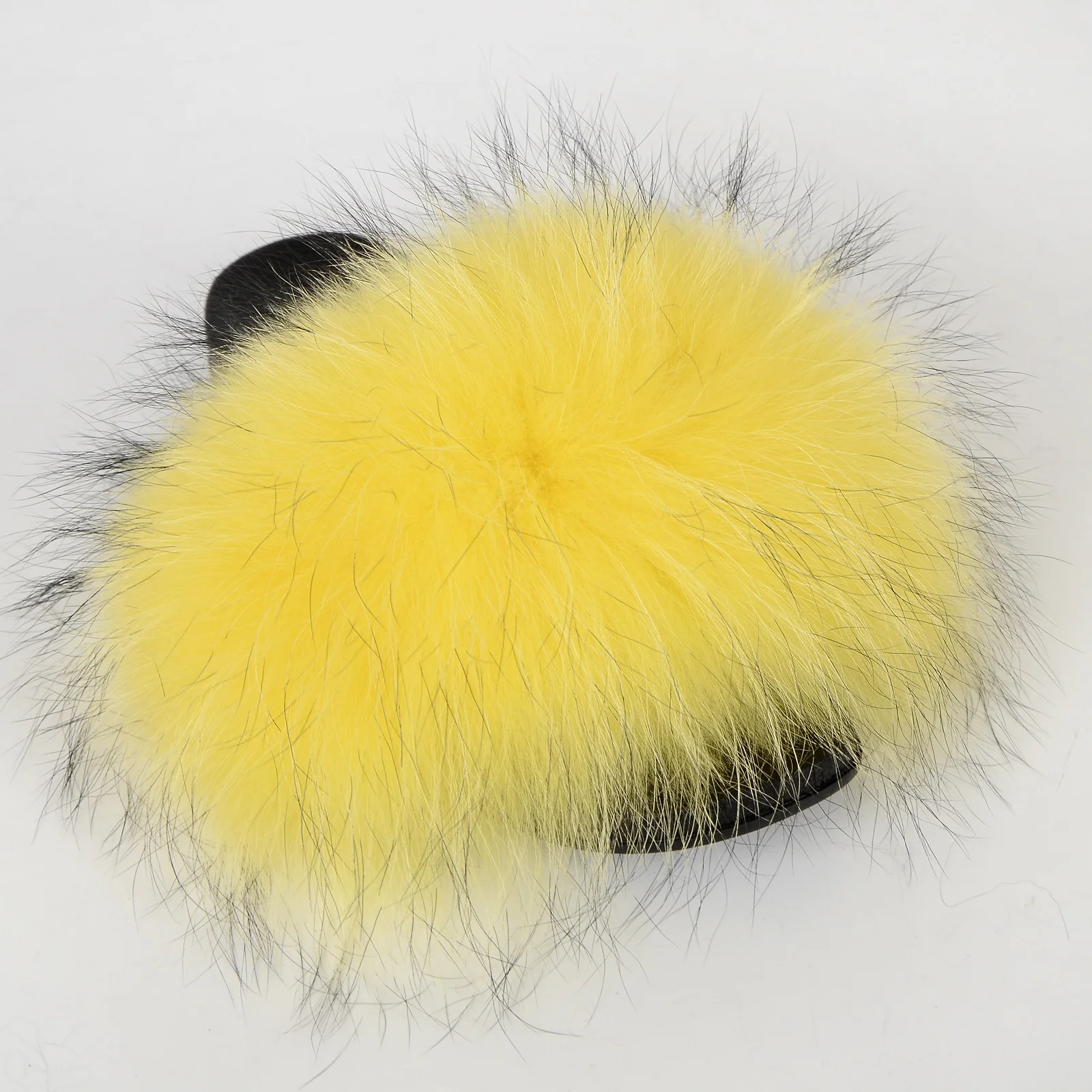 2022 New Slippers For Women To Wear Outside In Summer New Sandals For Summer Fur Raccoon Fur Slippers Fox Fur