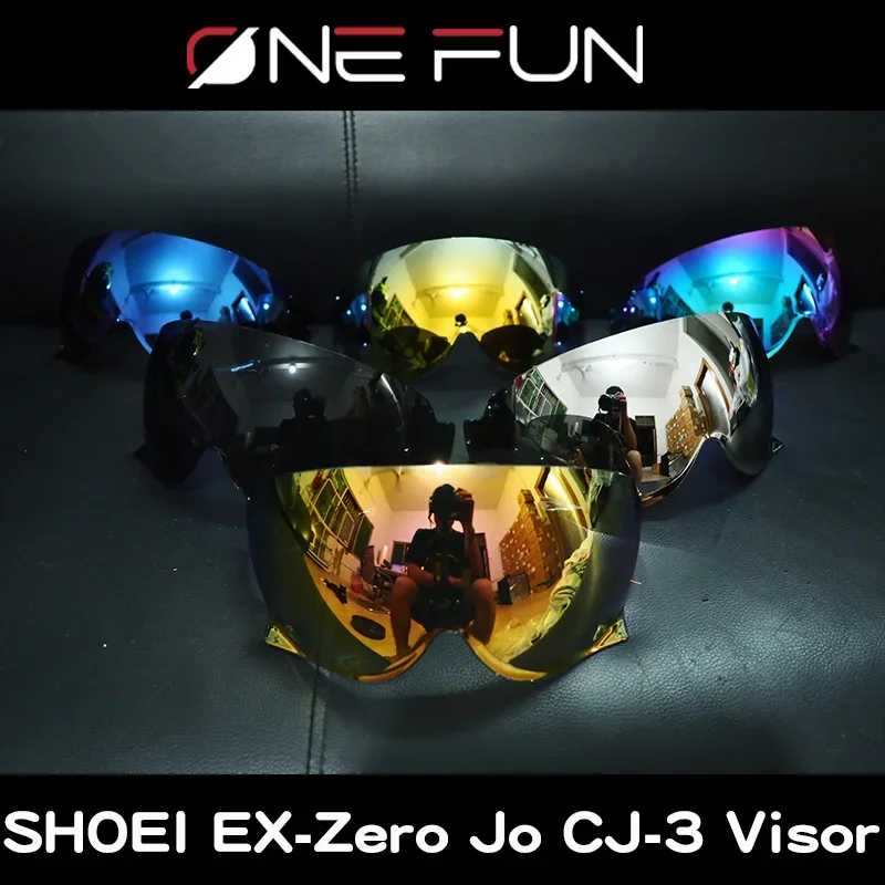 

Козырек на шлем для Shoei CJ3 JO Visor EX-ZERO/Jo, защита на лицо, Солнцезащитный щит, аксессуары для мотоциклов, линзы, фотомаска на все лицо, очки