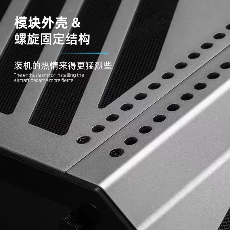 Mechanic Master C34 Pro ATX/EATX/MATX Aluminum Alloy Computer Case PC Desktop SupportATX PSU 360/240/240 Water Cooling