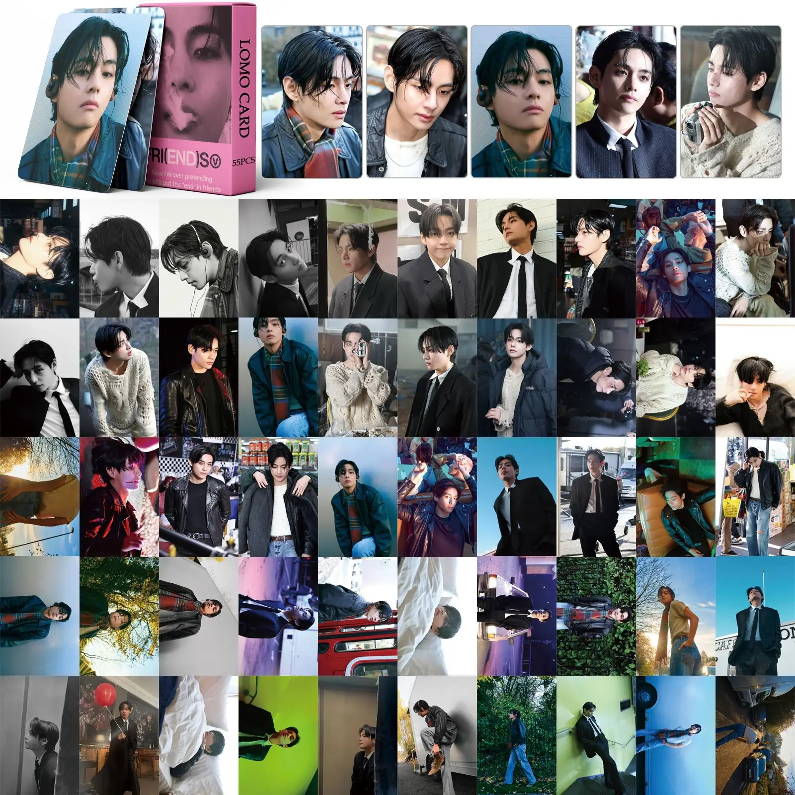 XIURAN 55Pcs/Box FRI(END)S Mini Album Photocard KPOP Lomo Card (READY STOCK)