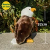 Bald Eagle High Fidelity Eagle Plushie Raptor Falcon Plush Toys Lifelike Animals Simulation Stuffed Doll Kawai Toy Gifts 3