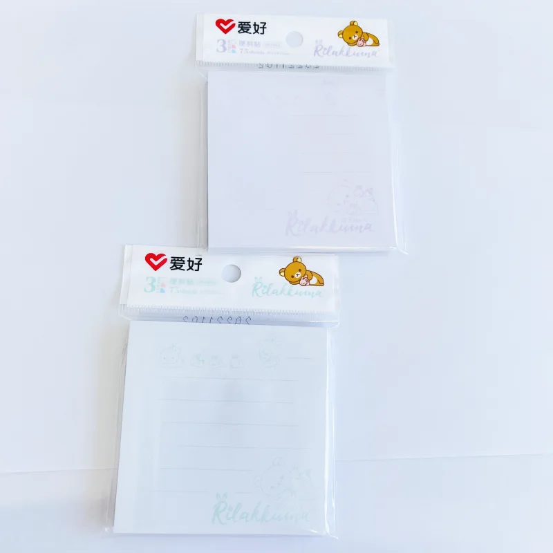 

10Pcs AIHAO SN1684 Rilakkuma Pad Notes Sticky Note Ahesive Kawaii Memo Pads Office School Stationery