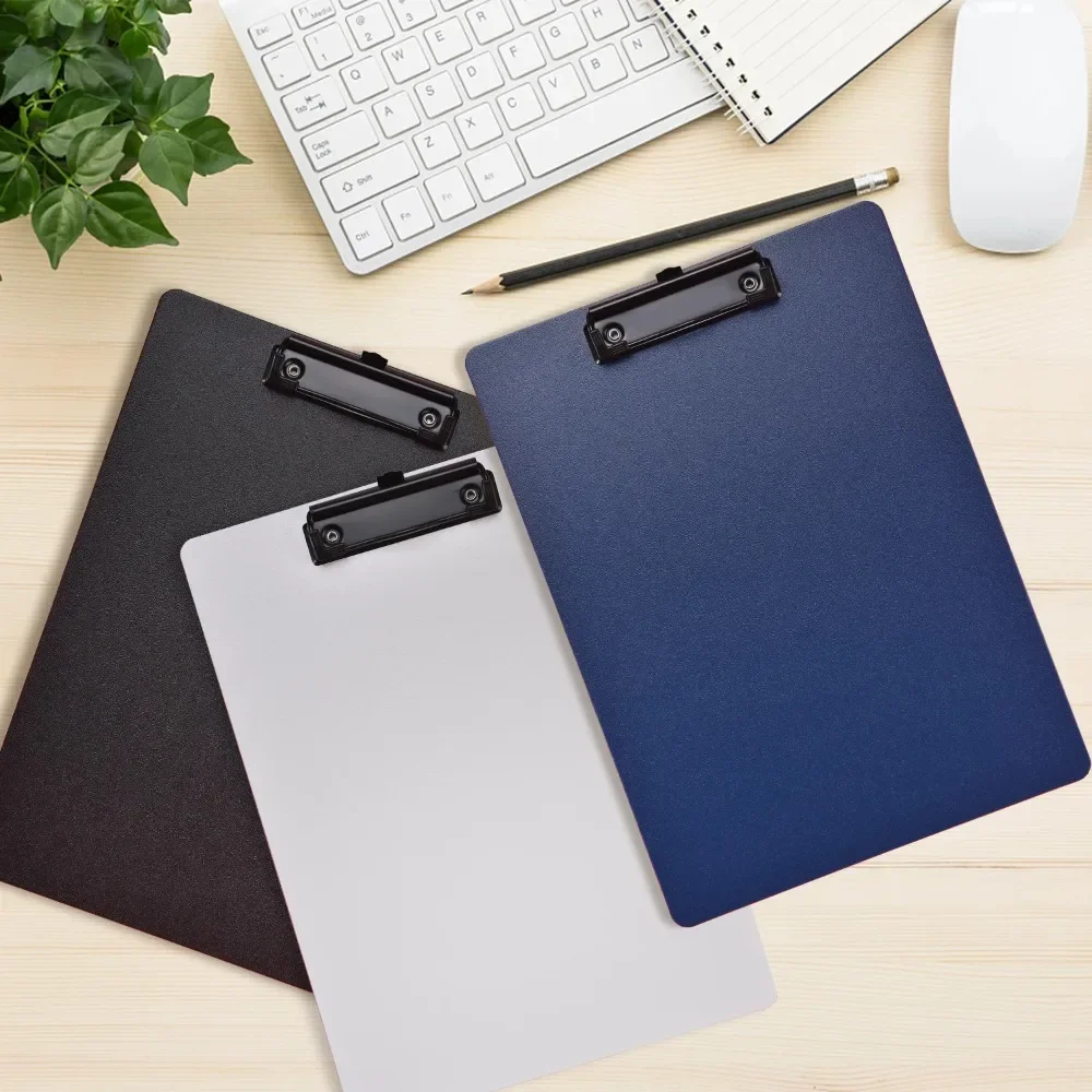 1PC A5 File Folder Clipboard Writing Pad Memo Clip Board Clips Test Paper Storage Organizer School Supplies Office Stationary 1