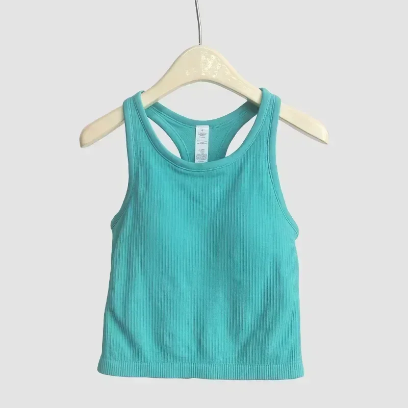 EBB New Lemon Yoga Tank Top Women's Sports Jacket Shape Tank Top Fitness Sleeveless Spring and Summer Bra with Chest Pad